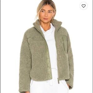 TULAROSA Sherpa Fleece Jacket green size XS NWOT